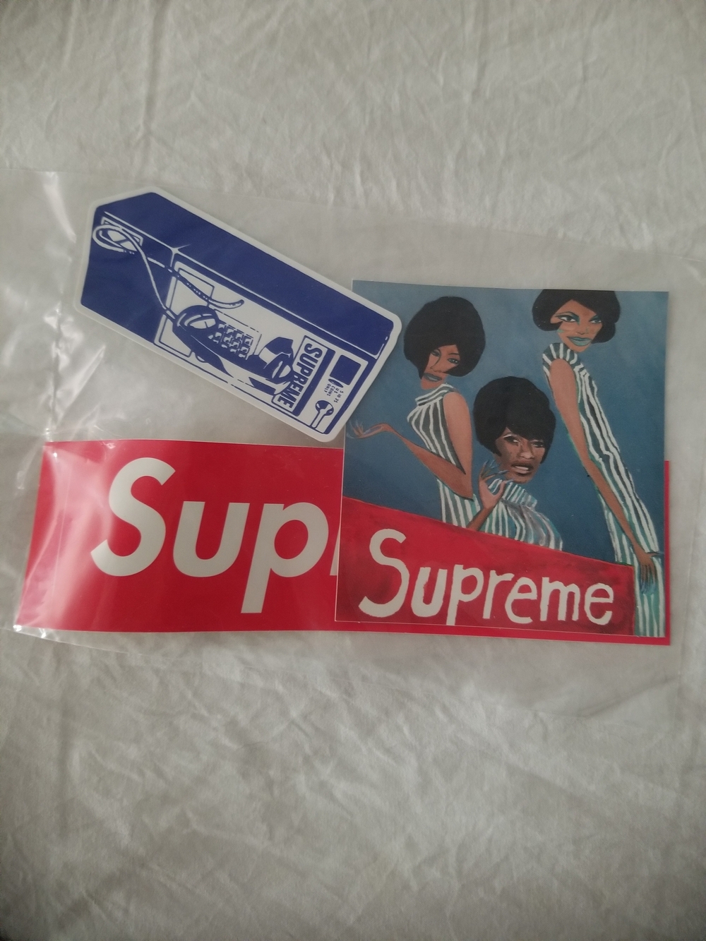 Supreme Sticker Pack - Red & Blue Graphic Logos Unopened!